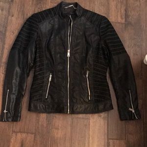 Faux Leather Jacket